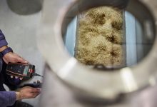 Ingetecsa's static Fluidised Bed technology, in this test used to conduct tests with seeds