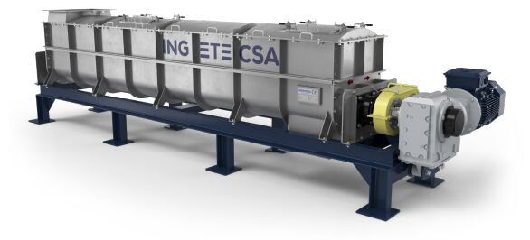 Controlled acid mixing equipment for feed preparation prior to acid bake